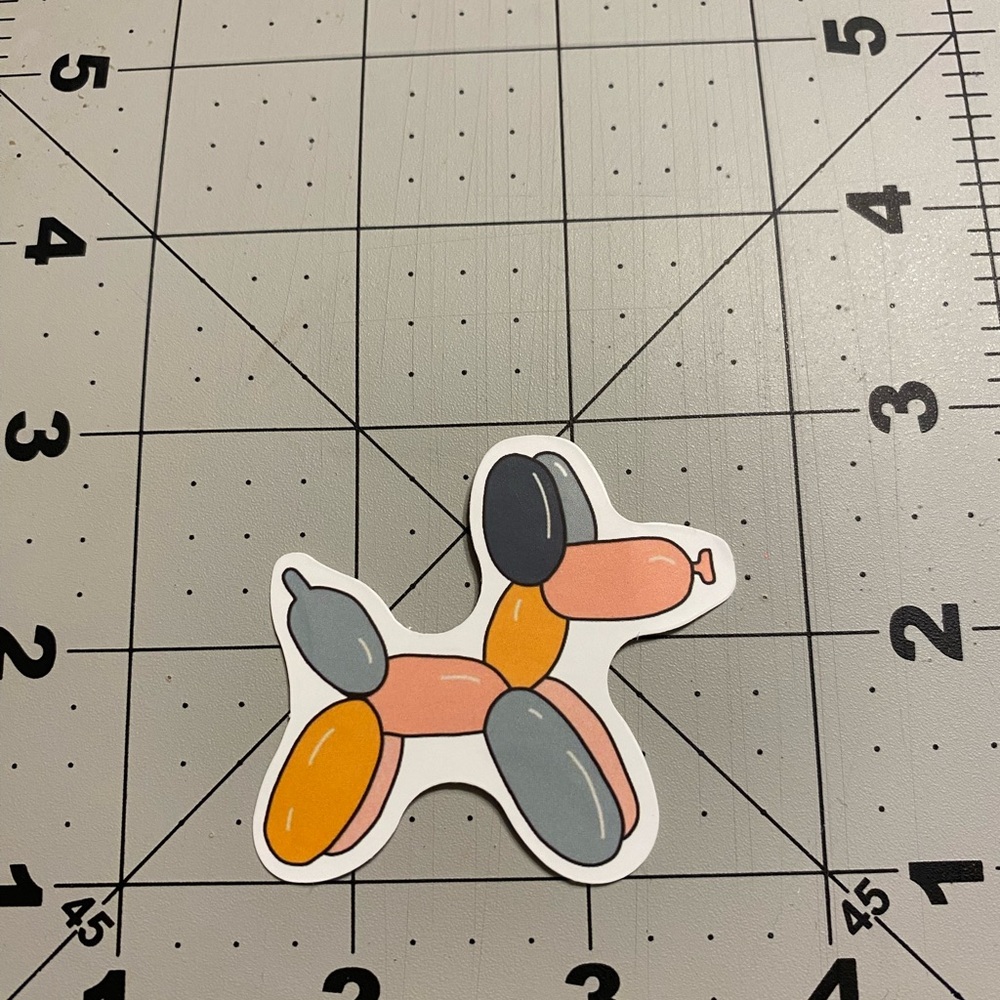 🌈20/$12🌈 Balloon Dog Sticker - Picture 2 of 3